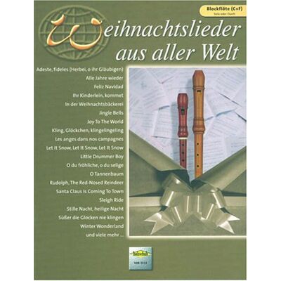 Weihnachtslieder Aus Aller Welt. Blockflöte - Publicité Weihnachtslieder Aus Aller Welt. Blockflöte - Publicité