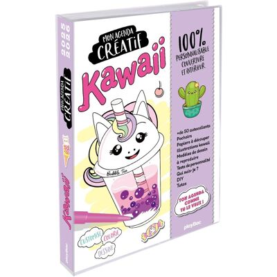 Mon Agenda Créatif Kawaii 2025-2026 - Publicité Mon Agenda Créatif Kawaii 2025-2026 - Publicité