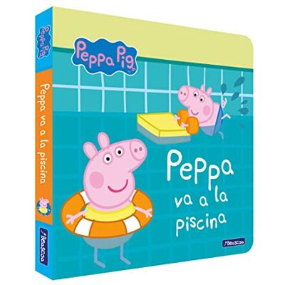 Hasbro Peppa Pig. Libro De Cartón - Peppa Pig Va A La Piscina - Publicité Hasbro Peppa Pig. Libro De Cartón - Peppa Pig Va A La Piscina - Publicité