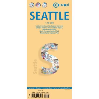 Collectif Seattle 1 : 10 000 (Borch Maps) - Publicité Collectif Seattle 1 : 10 000 (Borch Maps) - Publicité
