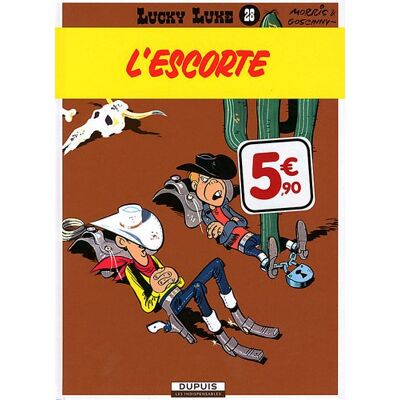 Morris Lucky Luke T.28l'Escorte - Publicité Morris Lucky Luke T.28l'Escorte - Publicité