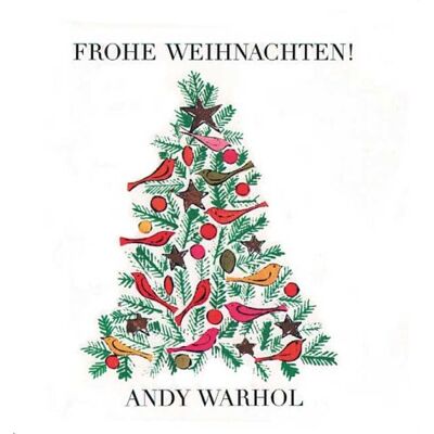 Andy Warhol Frohe Weihnachten - Publicité Andy Warhol Frohe Weihnachten - Publicité