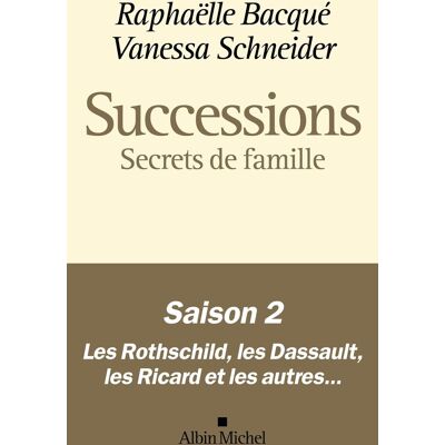 Raphaëlle Bacqué Successions. Secrets De Famille - Publicité Raphaëlle Bacqué Successions. Secrets De Famille - Publicité