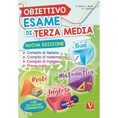 Luca Breda Obiettivo Esame Di Terza Media. Manuale Per I Compiti Di Italiano, Matematica E Inglese, Tesine Per L'Orale. Con Soluzioni (I Grandi Libri) - Publicité Luca Breda Obiettivo Esame Di Terza Media. Manuale Per I Compiti Di Italiano, Matematica E Inglese, Tesine Per L'Orale. Con Soluzioni (I Grandi Libri) - Publicité