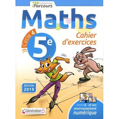 Hache Katia et Sebas Maths 5e, Cycle 4 : Cahier D'Exercices - Publicité Hache Katia et Sebas Maths 5e, Cycle 4 : Cahier D'Exercices - Publicité