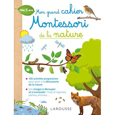 XXX Mon Grand Cahier Montessori De La Nature : Dès 5 Ans - Publicité XXX Mon Grand Cahier Montessori De La Nature : Dès 5 Ans - Publicité