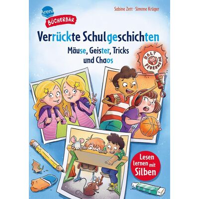 Sabine Zett Verrückte Schulgeschichten. Mäuse, Geister, Tricks Und Chaos: Bücherbär: Erstlesebuch; Kurze Schulgeschichten Ab Der 1. Klasse, Mit Silbentrennung Zum ... (Der Bücherbär: Lesen Lernen Mit Silben) - Publicité Sabine Zett Verrückte Schulgeschichten. Mäuse, Geister, Tricks Und Chaos: Bücherbär: Erstlesebuch; Kurze Schulgeschichten Ab Der 1. Klasse, Mit Silbentrennung Zum ... (Der Bücherbär: Lesen Lernen Mit Silben) - Publicité
