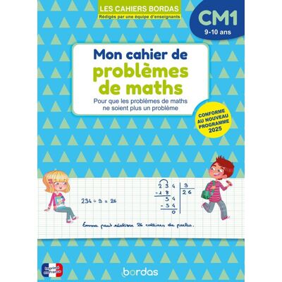 Hervé Le Madec Mon Cahier De Problèmes De Maths Cm1, 9-10 Ans : Pour Que Les Problèmes De Maths Ne Soient Plus Un Problème : Conforme Au Nouveau Programme 2025 - Publicité Hervé Le Madec Mon Cahier De Problèmes De Maths Cm1, 9-10 Ans : Pour Que Les Problèmes De Maths Ne Soient Plus Un Problème : Conforme Au Nouveau Programme 2025 - Publicité