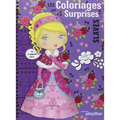 Play Bac Les Coloriages Surprises Slaves - Publicité Play Bac Les Coloriages Surprises Slaves - Publicité