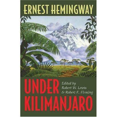 Ernest Hemingway Under Kilimanjaro - Publicité Ernest Hemingway Under Kilimanjaro - Publicité