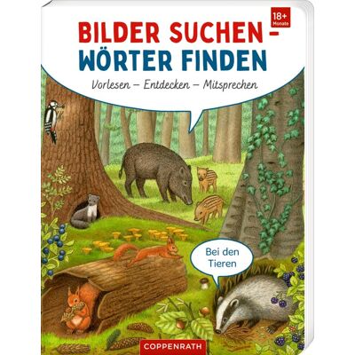 Cornelia Boese Bilder Suchen - Wörter Finden: Vorlesen - Entdecken - Mitsprechen: Bei Den Tieren: Innovatives Konzept Zum Sprechenlernen, Mit Reime-Spiel Als Buchbonus - Publicité Cornelia Boese Bilder Suchen - Wörter Finden: Vorlesen - Entdecken - Mitsprechen: Bei Den Tieren: Innovatives Konzept Zum Sprechenlernen, Mit Reime-Spiel Als Buchbonus - Publicité