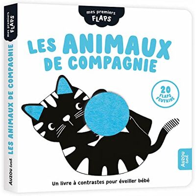 Les Animaux De Compagnie : Un Livre À Contrastes Pour Éveiller Bébé - Publicité Les Animaux De Compagnie : Un Livre À Contrastes Pour Éveiller Bébé - Publicité