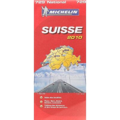 Michelin Carte Routiere 729 Suisse 2010 - Publicité Michelin Carte Routiere 729 Suisse 2010 - Publicité