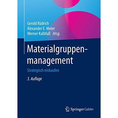 Gerold Rüdrich Materialgruppenmanagement: Strategisch Einkaufen - Publicité Gerold Rüdrich Materialgruppenmanagement: Strategisch Einkaufen - Publicité