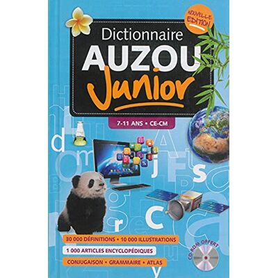 Collectif Dictionnaire Auzou Junior : 7-11 Ans, Ce-Cm - Publicité Collectif Dictionnaire Auzou Junior : 7-11 Ans, Ce-Cm - Publicité