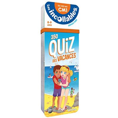 Play Bac Les Incollables : 350 Quiz Des Vacances : Du Ce2 Au Cm1, 8-9 Ans - Publicité Play Bac Les Incollables : 350 Quiz Des Vacances : Du Ce2 Au Cm1, 8-9 Ans - Publicité