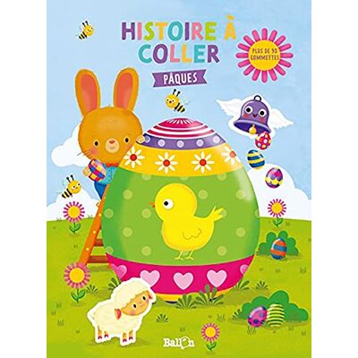 Ballon Pâques : Histoire À Coller - Publicité Ballon Pâques : Histoire À Coller - Publicité
