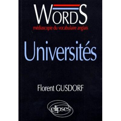 Gusdorf Words Universités : Médiascopie Du Vocabulaire Anglais - Publicité Gusdorf Words Universités : Médiascopie Du Vocabulaire Anglais - Publicité