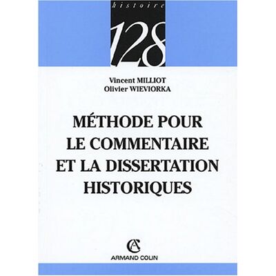 Vincent Milliot Méthode Pour Le Commentaire Et La Dissertation Historiques - Publicité Vincent Milliot Méthode Pour Le Commentaire Et La Dissertation Historiques - Publicité