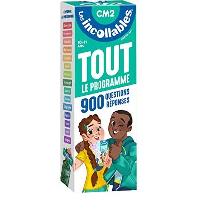 Play Bac Les Incollables : Tout Le Programme, 900 Questions Réponses : Cm2, 10-11 Ans - Publicité Play Bac Les Incollables : Tout Le Programme, 900 Questions Réponses : Cm2, 10-11 Ans - Publicité