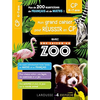 XXX Mon Grand Cahier Pour Réussir En Cp Avec Une Saison Au Zoo : Cp, 6-7 Ans - Publicité XXX Mon Grand Cahier Pour Réussir En Cp Avec Une Saison Au Zoo : Cp, 6-7 Ans - Publicité