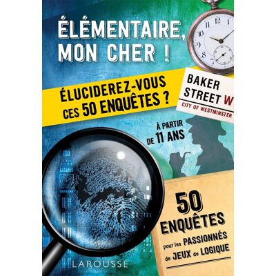 Vincent Raffaitin Elémentaire, Mon Cher ! : Eluciderez-Vous Ces 50 Enquêtes ? - Publicité Vincent Raffaitin Elémentaire, Mon Cher ! : Eluciderez-Vous Ces 50 Enquêtes ? - Publicité