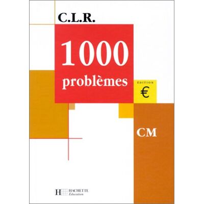 Collectif 1.000 Problèmes, Cm : Édition Euro - Publicité Collectif 1.000 Problèmes, Cm : Édition Euro - Publicité