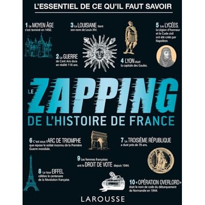 Larousse Le Zapping De L'Histoire De France - Publicité Larousse Le Zapping De L'Histoire De France - Publicité