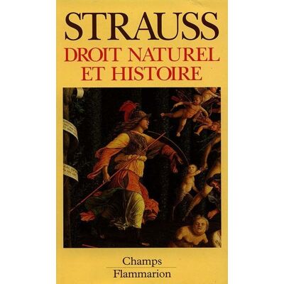 Leo Strauss Droit Naturel Et Histoire - Publicité Leo Strauss Droit Naturel Et Histoire - Publicité