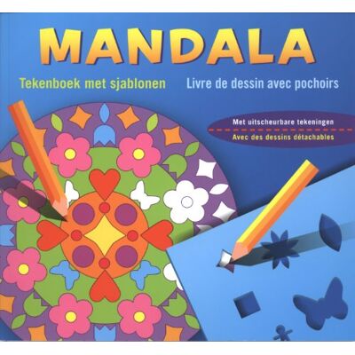 ZNU Mandala / Druk 1: Tekenbeok Met Sjablonen - Publicité ZNU Mandala / Druk 1: Tekenbeok Met Sjablonen - Publicité