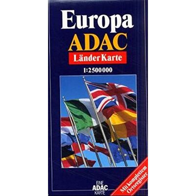 Collectif Adac Karte, Europa (1 : 2.500.000) (Adac Länderkarten) - Publicité Collectif Adac Karte, Europa (1 : 2.500.000) (Adac Länderkarten) - Publicité