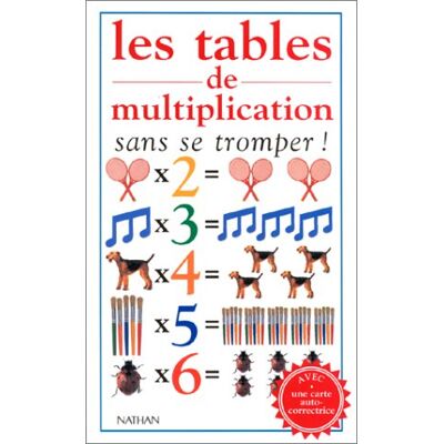Collectif Les Tables De Multiplication - Publicité Collectif Les Tables De Multiplication - Publicité