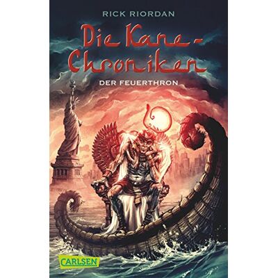 Rick Riordan Die Kane-Chroniken, Band 2: Der Feuerthron - Publicité Rick Riordan Die Kane-Chroniken, Band 2: Der Feuerthron - Publicité