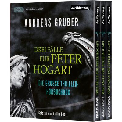 Andreas Gruber Drei Fälle Für Peter Hogart: Die Große Thriller-Hörbuchbox - Publicité Andreas Gruber Drei Fälle Für Peter Hogart: Die Große Thriller-Hörbuchbox - Publicité