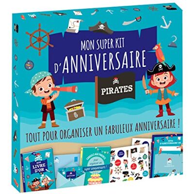 Editions 365 Mon Super Kit D'Anniversaire : Pirates : Tout Pour Organiser Un Fabuleux Anniversaire ! - Publicité Editions 365 Mon Super Kit D'Anniversaire : Pirates : Tout Pour Organiser Un Fabuleux Anniversaire ! - Publicité