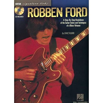 Various Robben Ford Signature Licks Tab Book/cd (Guitar Signature Licks) - Publicité Various Robben Ford Signature Licks Tab Book/cd (Guitar Signature Licks) - Publicité