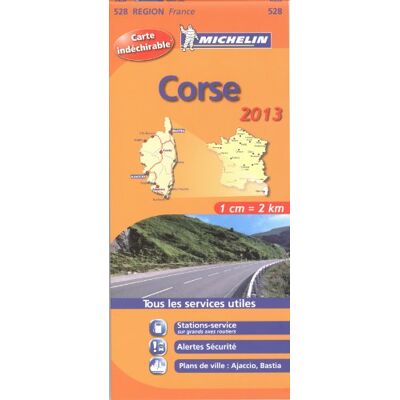 Corse 17528 Carte Michelin Kaart 2013 (Kaarten/cartes Michelin) - Publicité Corse 17528 Carte Michelin Kaart 2013 (Kaarten/cartes Michelin) - Publicité