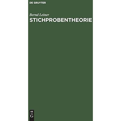 Bernd Leiner Stichprobentheorie: Grundlagen, Theorie Und Technik - Publicité Bernd Leiner Stichprobentheorie: Grundlagen, Theorie Und Technik - Publicité