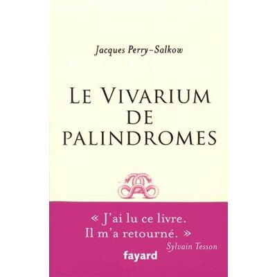Le Vivarium De Palindromes - Publicité Le Vivarium De Palindromes - Publicité