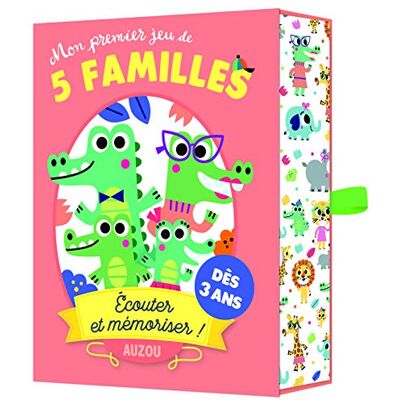 Tiago Americo Mon Premier Jeu De 5 Familles : Écouter Et Mémoriser ! - Publicité Tiago Americo Mon Premier Jeu De 5 Familles : Écouter Et Mémoriser ! - Publicité