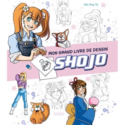 Mon Grand Livre De Dessin Shojo - Publicité Mon Grand Livre De Dessin Shojo - Publicité