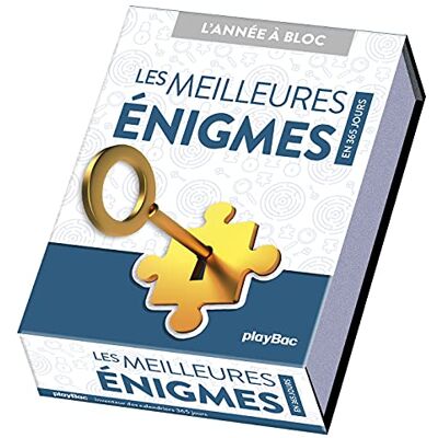 Play Bac Les Meilleures Énigmes : En 365 Jours - Publicité Play Bac Les Meilleures Énigmes : En 365 Jours - Publicité
