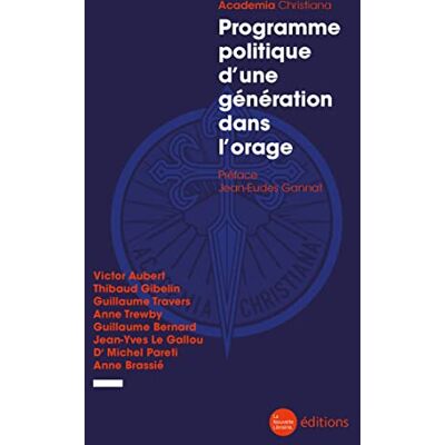 Collectif Programme Politique D'Une Génération Dans L'Orage - Publicité Collectif Programme Politique D'Une Génération Dans L'Orage - Publicité