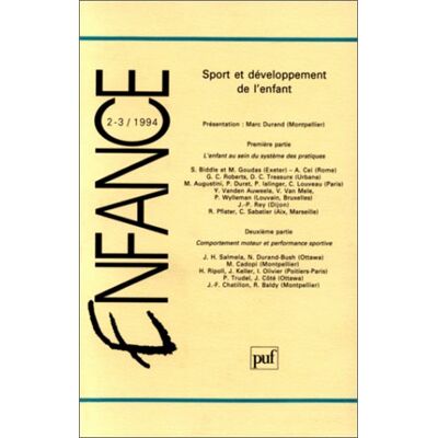 XXX Enfance, N° 2 (1994). Sport Et Développement De L'Enfant - Publicité XXX Enfance, N° 2 (1994). Sport Et Développement De L'Enfant - Publicité