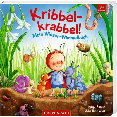 Katja Reider Kribbelkrabbel!: Mein Wiesen-Wimmelbuch: Wimmelspaß Und Vorlesegeschichte In Einem, Mit Panoramaseite, Ab 18 Monate - Publicité Katja Reider Kribbelkrabbel!: Mein Wiesen-Wimmelbuch: Wimmelspaß Und Vorlesegeschichte In Einem, Mit Panoramaseite, Ab 18 Monate - Publicité