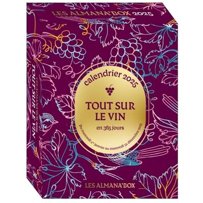 Kilien Stengel Tout Sur Le Vin En 365 Jours : Calendrier 2025 - Publicité Kilien Stengel Tout Sur Le Vin En 365 Jours : Calendrier 2025 - Publicité