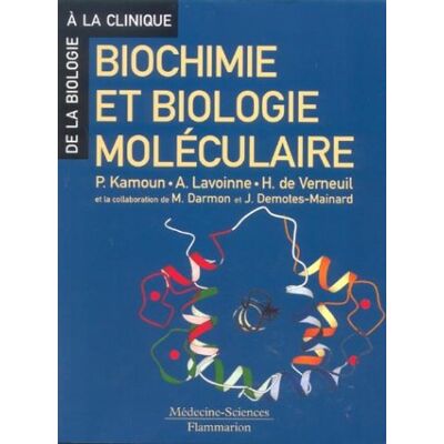 Pierre Kamoun Biochimie Et Biologie Moléculaire - Publicité Pierre Kamoun Biochimie Et Biologie Moléculaire - Publicité