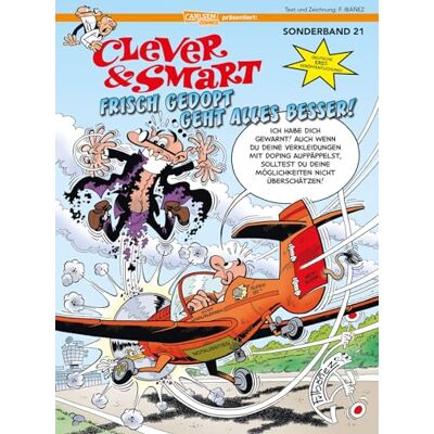 Francisco Ibáñez Clever Und Smart Sonderband 21: Frisch Gedopt Geht Alles Besser!: Neue Geschichten In Deutscher Erstausgabe (21) - Publicité Francisco Ibáñez Clever Und Smart Sonderband 21: Frisch Gedopt Geht Alles Besser!: Neue Geschichten In Deutscher Erstausgabe (21) - Publicité