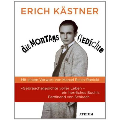 Erich Kästner Die Montagsgedichte - Publicité Erich Kästner Die Montagsgedichte - Publicité