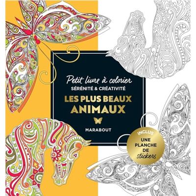 Marabout Le Petit Livre De Coloriages : Tendres Animaux - Publicité Marabout Le Petit Livre De Coloriages : Tendres Animaux - Publicité